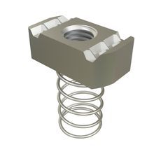 Calbrite™ S60000CN11 Channel Nut With Spring, 1/4-20 Thread, For Use With: 1-5/8 in Standard Channel, 316 Stainless Steel
