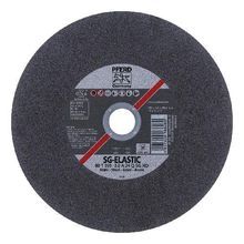 PFERD 66116 Performance Line SG-ELASTIC Flat Heavy Duty Cut-Off Wheel, 14 in Wheel Diameter, 1/8 in Wheel, 1 in Center Hole, A24Q Grit, Aluminum Oxide Abrasive