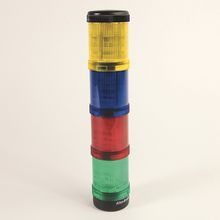 Allen-Bradley 855EC-B10Y5P1 Pre-Assembled Control Tower Stack Light, 120 VAC, LED Lamp, Black, Specifications Met: UL 508, CSA C22.2 No. 14, EN/IEC 60947-1/60947-5-1, cULus File No. E14840, Guide No. NKCR/NKCR7, CE Certified
