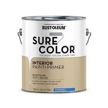 Sure Color Eggshell Finish Interior Wall Paint - Soft Beige