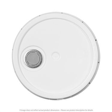 Cover For 5 Gallon Pail White