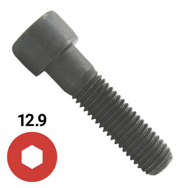 SOCKET HEAD CAP Screws 12.9 Alloy Steel Black Ox M6 Qty 10 M6-1.0 x 12mm