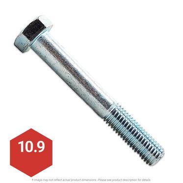 M16-1.5 X 120mm DIN Hex Cap Screws 8.8 Steel Zinc M16-1.5 X 120mm DIN Hex Cap Screws 8.8 Steel Zinc