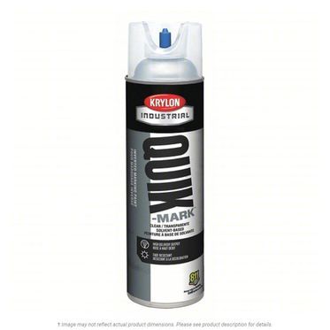 Krylon Quik-Mark Clear Inverted Marking Paint, Solvent Based 16 fl.oz
