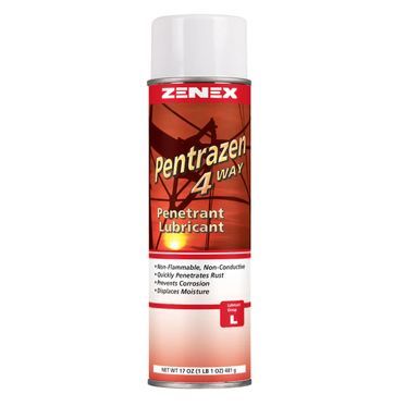 Pentrazen 4-Way Penetrant and Lubricant, 17 oz, 12 per Case