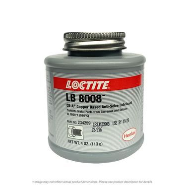 Loctite LB 8008 C5-A Copper Anti-Seize 4 oz Brush Top