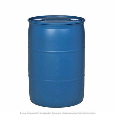 55 Gallon Blue Plastic Drum - New