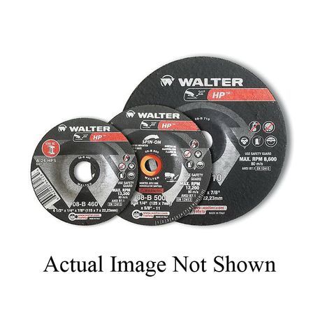 Depressed Center Wheel 24 Grit Alum. 1//4 in Thick 4 1//2 in Dia 5//8 in Arbor 156 Pack