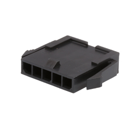 Molex 43640-0500 connettore chassis plug Panel Mount 5 POLI FILA pezzo di neu*10 *