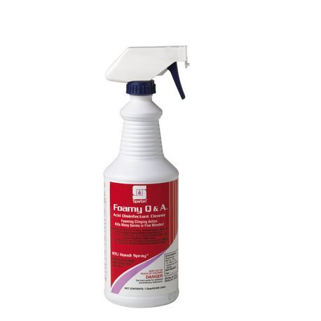 Spartan® Foamy Q&A® RTU Acid Disinfectant Cleaner - Quart Size