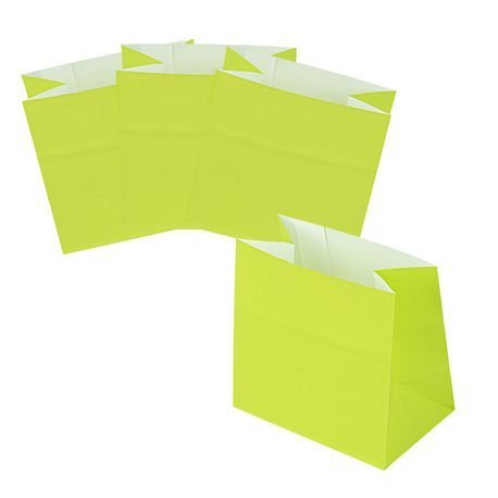 BAG SNACK 3-3/4x2-1/4x3-3/4" PAPER ECO GREEN 100/cs