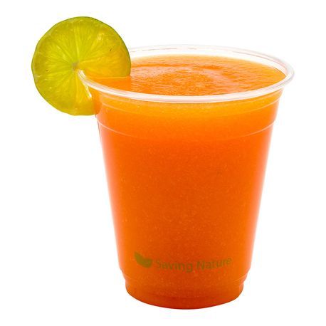 DRINKING CUP 12oz 4-1/4"h CMPST PLA CLEAR 100/cs