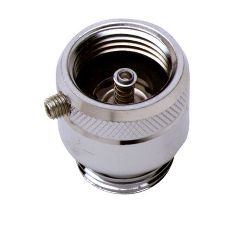 T&S Brass B-0972 Atmospheric Back Flow Preventer, 3/4" garden hose thread, female inlet & male outlet, 1-1/2" top to bottom