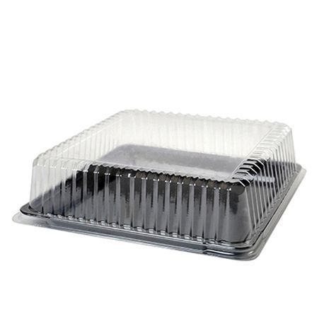 DOME LID 18"sq PETE CLEAR 40/cs