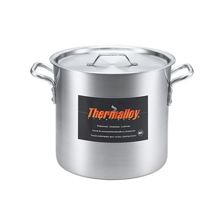 STOCK POT 40qt ALUM 6ga NO LID 14-1/2"dia NATURAL 1ea/cs