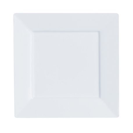 SQUARE UP BRUNCH/SALAD PLATE 9" WIDE RIM PORCELAIN 1dz/cs