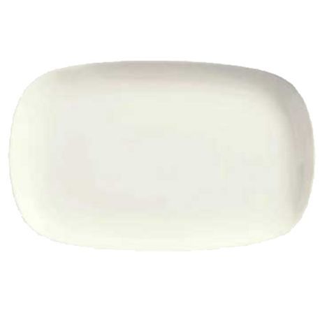 CHEFS SELECTION II PLATTER REC 12-1/2x8-1/4 ULT BRT WHT 12/cs