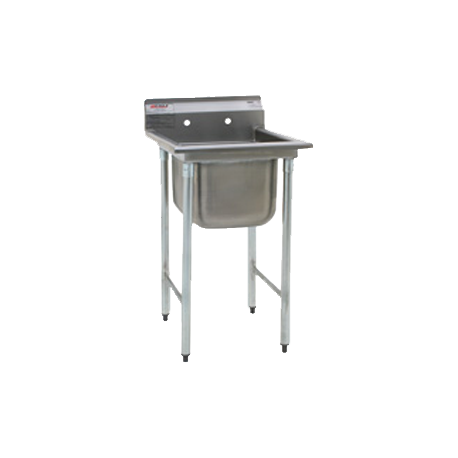 Eagle 314-16-1-X 314 Series Sink, one compartment, 23-1/4"W x 27-1/2"D, 304 stainless steel construction, 16" wide x 20" front-to-back x 13-1/2" deep