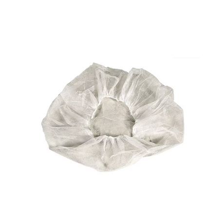 21" WHITE BOUFFANT CAPS POLYPROPYLENE (1000)