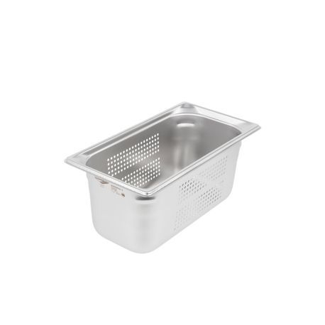 SUPER FOOD PAN 1/3 GN 6" DEEP ANIT-JAM PERFORATED S/S 6ea/cs