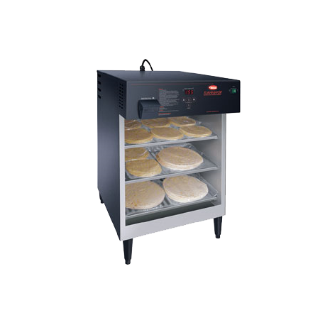 Hatco FSHAC-3 Flav-R-Savor Air Curtain Heated Display Cabinet, counter model, (3) tier slides for 1/2 size sheet pans, 4" legs, cULus, UL EPH