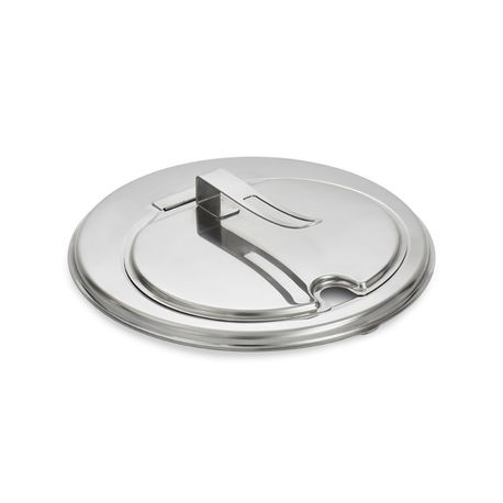 11 7/16-inch contemporary stainless steel hinged inset cover, Vollrath 47494