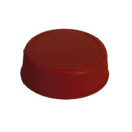 SQUEEZE BOTTLE END CAP POLYETH 2-3/4"dia INVRTATP BRN 12ea/pk