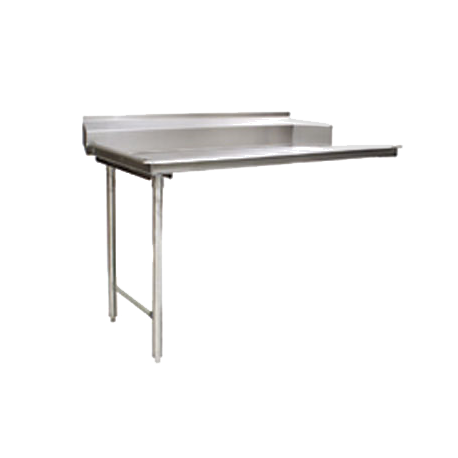 Eagle CDTL-120-14/3 Spec-Master Clean Dishtable, straight design, 120"W x 30"D x 43-1/2"H, right-to-left operation, 14/304 stainless steel top, 8"H