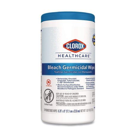 CLOROX GERMICIDAL WIPES C-DIFF KILL 6/70 CT