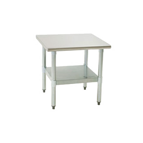 Eagle MS3024-X Mixer Stand, stationary, 30"W x 24"D x 24"H, 16/300 series stainless steel top with 600 lbs. capacity, rolled front edge, galvanized