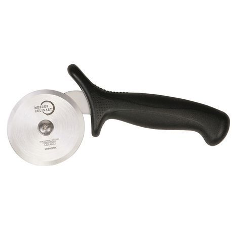 PIZZA CUTTER 2-3/4"STEEL BLADE BLACK SANTOPRENE HANDLE 6ea/cs