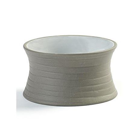 Dusk Bowl, 5 ounce capacity, 3-1/2" diameter, 1-5/8" height, grey-white, Martine Keirsebilck, 1 each (12 ea/cs), Serax, Rosenthal Sambonet B2414015