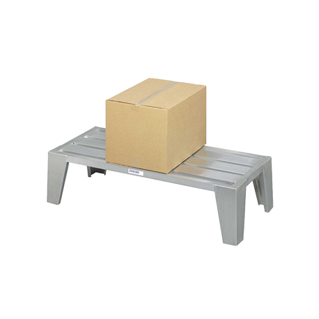 Channel EXD2048 Lifetime Tough Dunnage Rack, Heavy Duty, channel, 48"W x 20"D x 12"H, 3000 lbs. capacity, welded aluminum construction, corrections