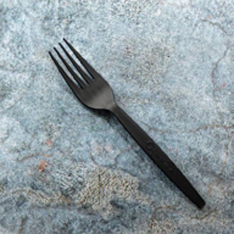 FORK FULL SIZE BULK CPLA BLACK 1000/cs