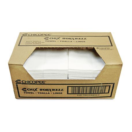 TOWEL FOODSERVICE 13.5x15" HEAVY WEIGHT WHITE 100/cs