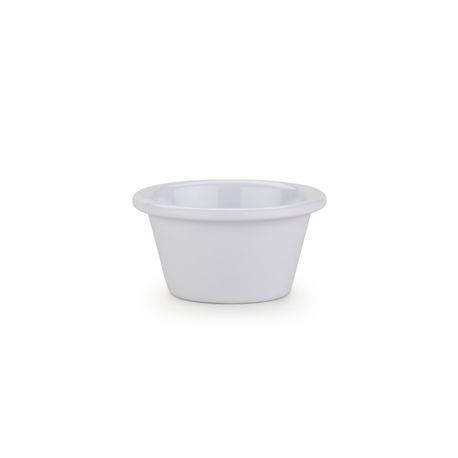 RAMEKIN 2oz 2-5/8"dia SMOOTH MELAMINE WHITE 72ea/cs