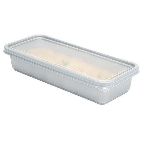 CATER CONTAINER/ LID MW 20oz 8-3/4x3-3/4" PP SILVER 100/cs
