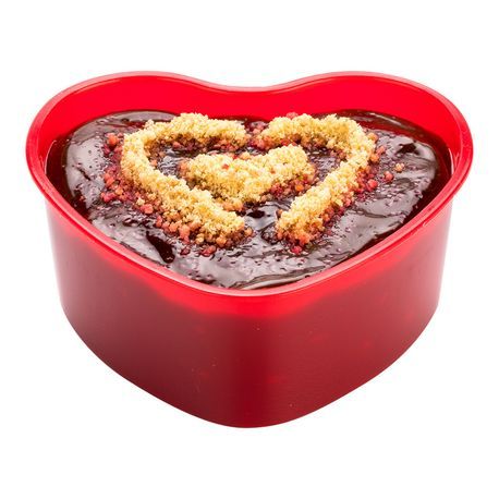 HEART CUP 5oz/ MINI SPOON 4"l PLASTIC SILVER 100/cs