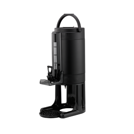(FD) THERMAL COFFEE SATELLITE 1gal 23"h STAINLESS VACUUM BLACK
