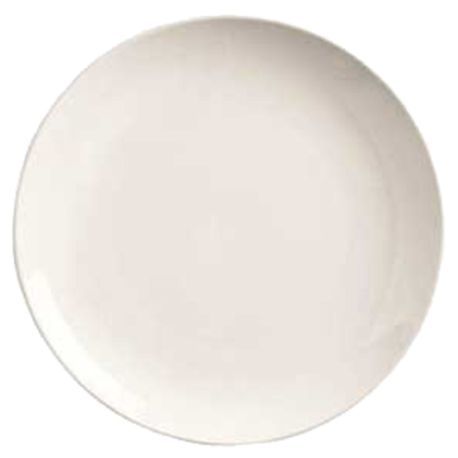 PORCELANA PLATE 7-1/4"dia COUPE BRIGHT WHITE 36ea/cs