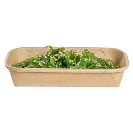 SUSHI CONTAINER 5-1/2x3-1/4" 5oz RECT PAPER KRAFT 100/cs