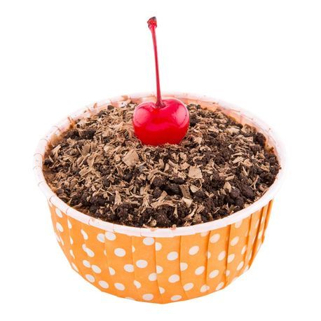 BAKING CUP 5oz 3-3/4"dia PLEAT LRG PAPER ORANGE DOTS 200/cs