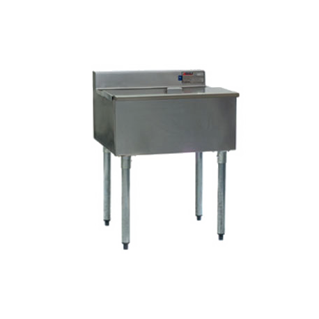 Eagle B48IC-18 1800 Series Underbar Ice Chest Unit, 48"W x 20"D, insulated ice bin, 8" deep, 139 lb. capacity, 304 stainless steel sliding cover, ice
