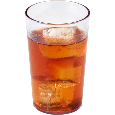 Reusable drinkware, tumbler 9-4/5 oz colorware san textured clear 72ea/cs for reliable daily service, Cambro 950P152