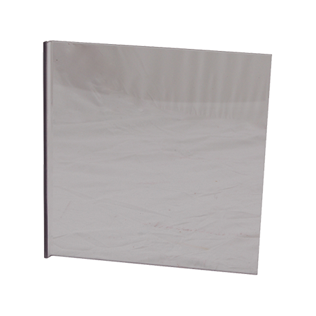 Allpoints 28-1338 Splash Guard, 7-3/4" x 8-1/4", polycarbonate, clear