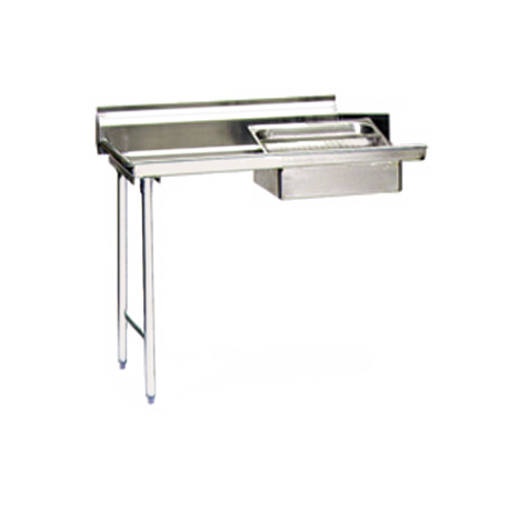 Eagle SDTL-120-14/3 Spec-Master Soiled Dishtable, straight design, 120"W x 30"D x 43-1/2"H, left-to-right operation, 14/304 stainless steel top, 8"H