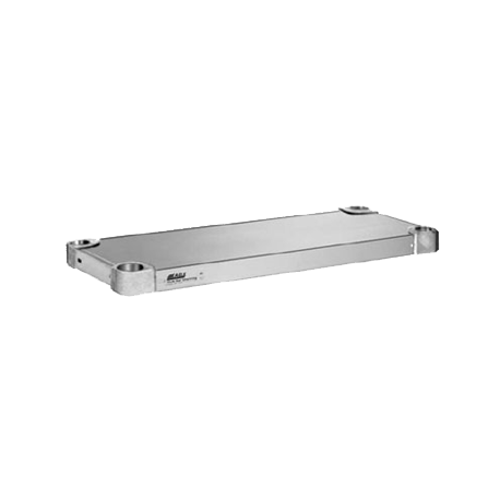 Eagle HDS1836VGF Quik-Set Solid Shelf, flat, 36"W x 18"D, marine egde on all sides, aluminum corner castings, 1000 lbs. capacity, 16 gauge