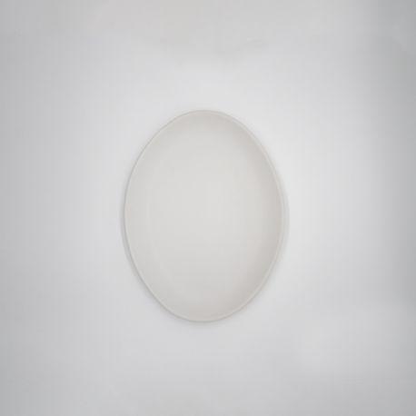 Steelite A910P236L Chena Oval Platter, 10" length, 7-1/2" width, matte white, 12 ea/cs