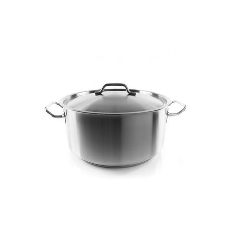 BRAZIER w/COVER INDUCTION READY 19qt 18/8 S/S ea