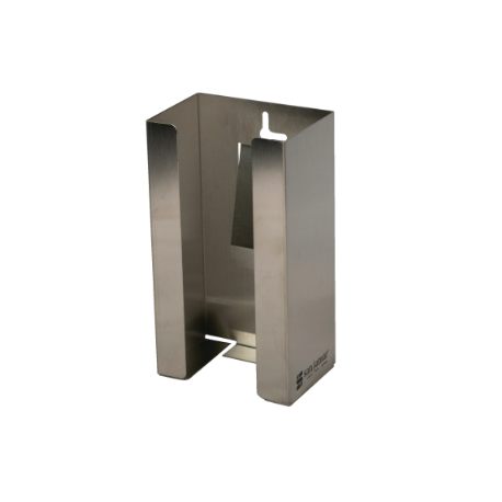 DISPOSABLE GLOVE DISPENSER 1-BOX CAP 5-3/4x3-3/4x10"h S/S